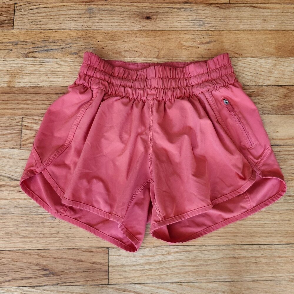 lululemon coral shorts